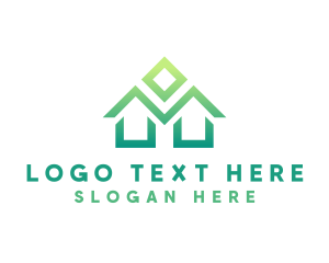 Architecture - Green House logo design