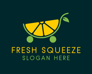 Lemon Citrus Cart  logo design