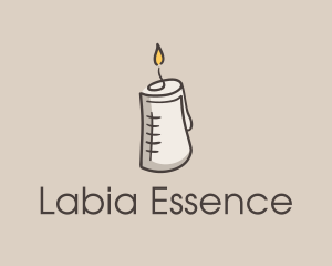 Glowing Candle Essence  logo design