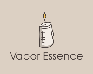 Glowing Candle Essence  logo design