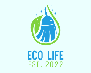 Eco Janitorial Service logo design