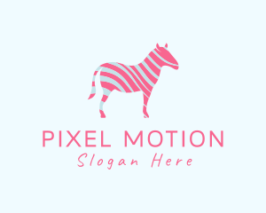 Wild Zebra Animal logo design