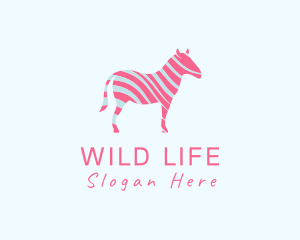 Wild Zebra Animal logo