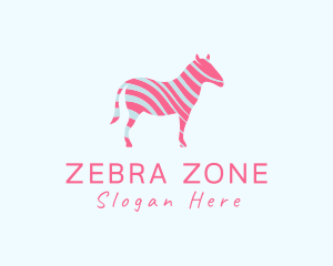 Wild Zebra Animal logo