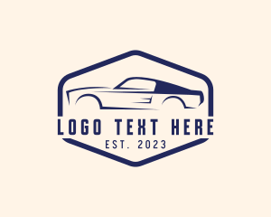 Retro Car Vehicle logo