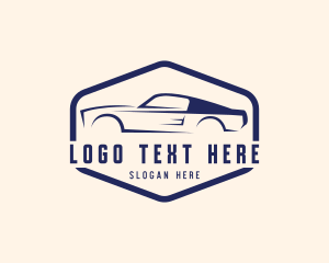 Retro Car Vehicle Logo