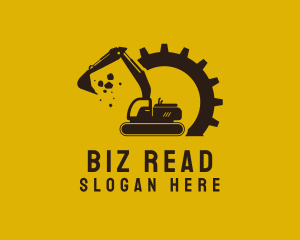 Mechanical Excavation Digger logo design