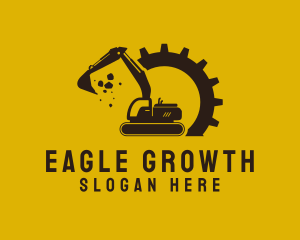 Mechanical Excavation Digger logo design