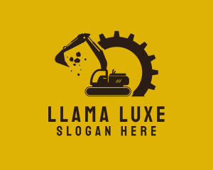 Mechanical Excavation Digger logo design