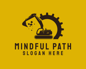 Mechanical Excavation Digger logo design