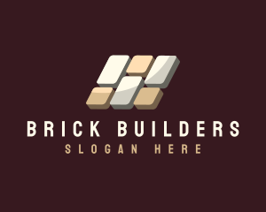 Brick Tile Flooring logo design