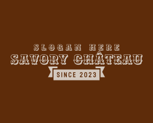 Rustic Western Business logo design