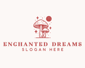 Spiritual Mushroom Fungus logo design