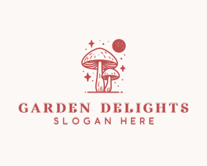 Spiritual Mushroom Fungus logo design