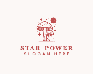 Spiritual Mushroom Fungus logo design