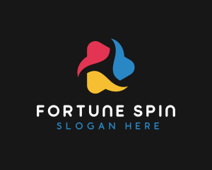 Spinning Media App logo design