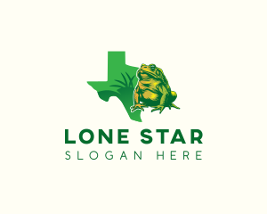 Texas Toad Frog logo design