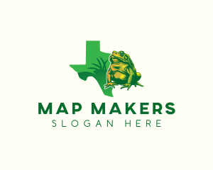 Texas Toad Frog logo design