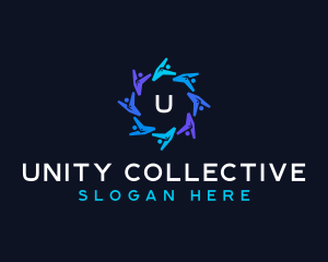 People Community Organization logo design