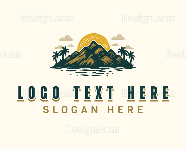 Outdoor Mountain Tourism Logo