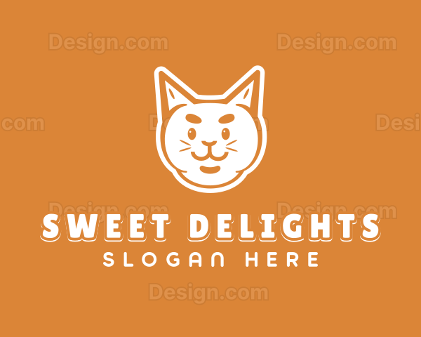 Feline Pet Cat Logo