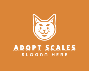 Feline Pet Cat logo design