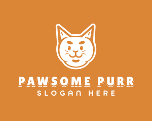 Feline Pet Cat logo