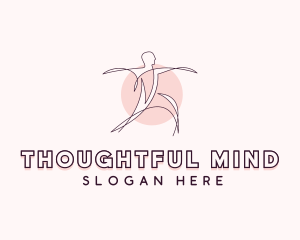 Meditation Yoga Wellness logo design