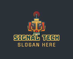 Robotic Wifi Signal logo