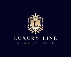 Luxury Royal Shield logo design