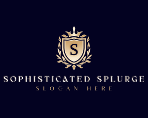 Luxury Royal Shield logo design