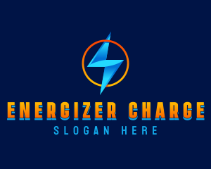 Thunder Electricity Bolt logo design