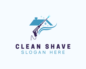 House Cleaning Pressure Washer  logo design