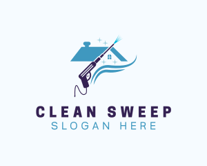 House Cleaning Pressure Washer  logo design