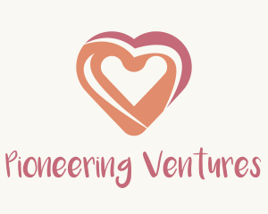 Pink Heart Painting logo design