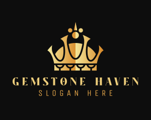 Premium Luxury Crown Jewel logo design