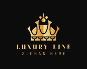 Premium Luxury Crown Jewel logo design