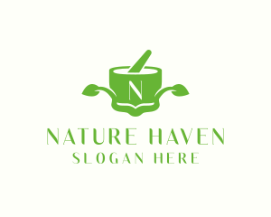 Herbal Apothecary Natural Medicine logo design