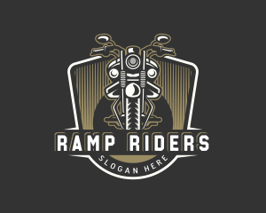 Motorcycle Biker Vehicle logo design