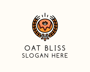 Doughnut Wheat Bakery logo design