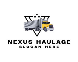 Industrial Truck Logistics logo design