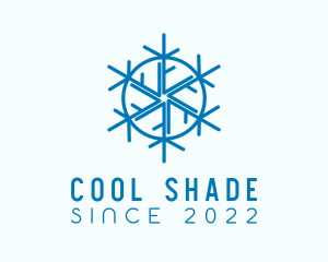 Snowflake Refrigeration Cooling logo design