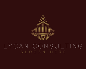 Luxury Pyramid Architecture logo design