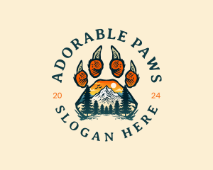 Outdoor Mountain Claw logo design