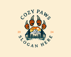 Outdoor Mountain Claw logo design