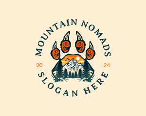 Outdoor Mountain Claw logo design