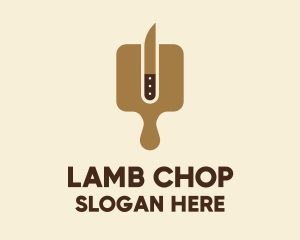 Knife Chopping Board logo design