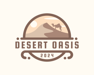 Wild Desert Camel logo design