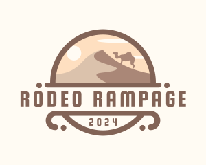 Wild Desert Camel logo design