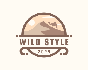 Wild Desert Camel logo design